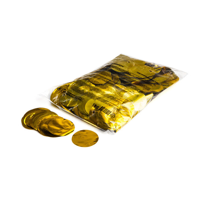 MagicFX - Metallic confetti rounds Ø 55 mm - Gold